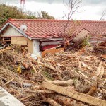 Typhoon Wipha Relief Work in Izu Oshima, Japan