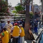 Vegan Food Distribution to Homeless Individuals in Los Angeles, California, USA