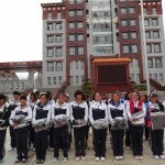China relief assisting school children