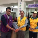 Delivering supplies to Taichung Shelter of the Zenan Homeless Social Welfare Foundation