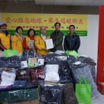 Contributing warm supplies and sharing Master’s publications at Taipei Wanghua Social Service Center. The Director of Wanhua Social Service Center, Mr. Chiu (2nd from the right)