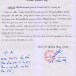 Letter of appreciation from Quảng Ninh Province Red Cross