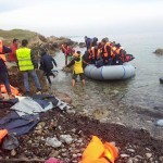 A local man Lesbos, Greece asked us to help with a boat full of refugees which was landing. We drove down quickly to the shore and were able to help approximately 60 refugees. November 16, 2015
