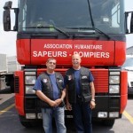 Retired firefighters from Menton and Grasse, France