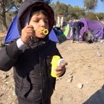 Camp Moria in Lesbos Greece - November 2015
