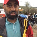Visiting Camp Moria. and meeting Mr. Ifty Patel, volunteer coordinator and executive chef of People's Street Kitchen, and his team of six volunteers. November 28, 2015