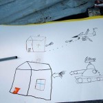 Child’s drawing from Camp Moria - November 28, 2015