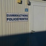 New cabins for agents from European Union Agency, Frontex- Idomeni, Greece, December 8, 2015