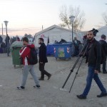 Media in Idomeni, Greece – December 4, 2015