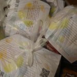 Packages of vegan food prepared for refugees in Idomeni, Greece - December 4, 2015