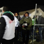 Providing vegan food, and flyers with Master’s comforting words in Arabic and English to the refugees in Idomeni, Greece – December 7, 2015
