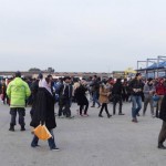 20151215 around 8AM thousands of refugees arriving at Pireaus harbor and go our van in Athens Greece (12)
