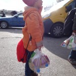 20151217 around 10AM refugees are blissful happy to receive our foods and flyers at Pireaus harbor in Athens Greece (87)