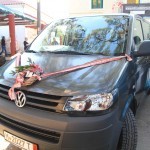 Van presented with ribbon