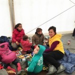 Refugee relief work Munich center Nov 22