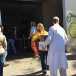 Refugee relief work Munich center Sep-Oct