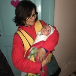 Team member with 10 days old baby