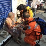 Helping Wandering Monks in India
