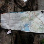 Information for Refugees at Platanos Rescue Point on Lesbos Island, Greece