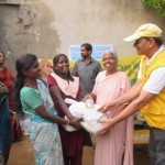 Through Reverend Sister Josephine of Servants of Mary Immaculate, Poonamallee in Chennai, our Chennai Association members contributed food and supplies to 300 families in Thiruvallur District and Ambattur