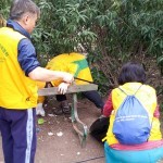 Cleaning up Pedion tou Areos Park, Feb 15, 2016
