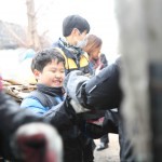 Winter relief work in Goyang, Korea