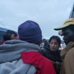 Assisting refugees in Grande-Synthe Camp, France