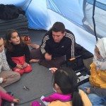 Medical consultations in Aidos tent, Idomeni, Greece