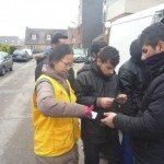 Refugee relief work in Grand-Synthe, Northern France