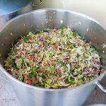 Nutritious vegan salad, Chios Island, Greece