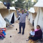 Refugee relief work at Ritsona Camp, Athens, Greece