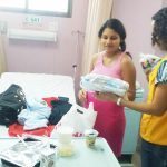 Giving Baby Gift Bags in Panama