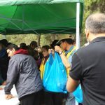 Refugee relief work at Ritsona Camp, Athens, Greece
