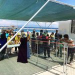First day Ramadan distribution at Dipethe camp, Chios Island, Greece