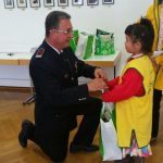 Commander in Chief of the fire brigade of Schwäbisch Gmünd with our youngest group member
