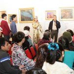 150401-Aulacese Interpreters Introducing Supreme Master Ching Hai’s Art (15)